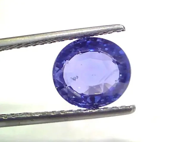 3.56 Ct IGI Certified Unheated Untreated Natural Ceylon Blue Sapphire AAA - Venus Gems