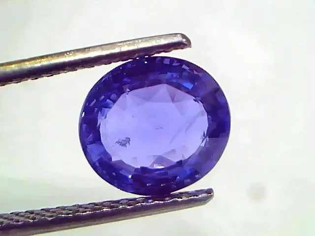 3.56 Ct IGI Certified Unheated Untreated Natural Ceylon Blue Sapphire AAA - Venus Gems