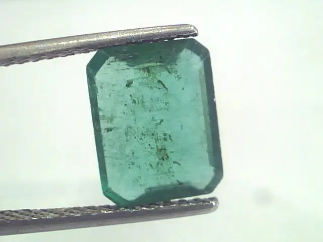 3.58 Ct Untreated Natural Zambian Emerald Gemstone Panna Gems