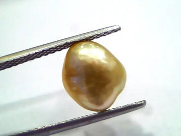 3.57 Ct Certified Natural Venunjula Real Sea Pearl, Real Moti
