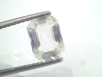 3.56 Ct Unheated Untreated Natural White Sapphire Gemstones