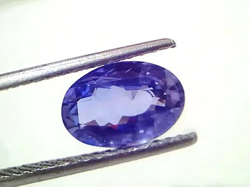 3.58 Ct IGI Certified Unheated Untreated Natural Ceylon Blue Sapphire AAAA - Venus Gems