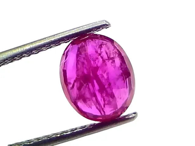 3.58 Ct GII Certified Unheated Untreated Natural Mozambique Ruby AAAA - Venus Gems