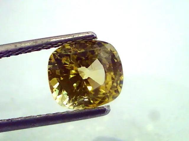 3.59 Ct Unheated Untreated Natural Ceylon Yellow Sapphire AAA