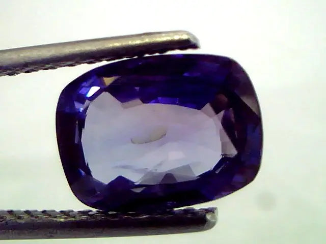 3.59 Ct IGI Certi Unheated Natural Ceylon Peacock Blue Sapphire