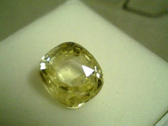 4.38 Ct Unheated Untreated Natural Ceylon Yellow Sapphire
