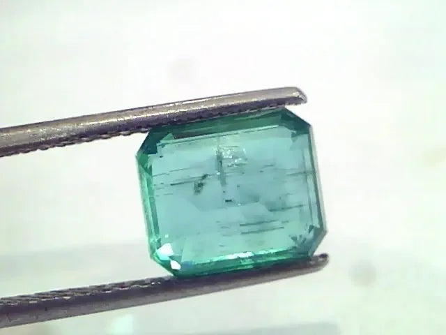 3.05 Ct Certified Untreated Natural Zambian Emerald Gemstone AAA - Venus Gems