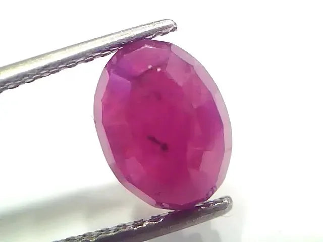 3.64 Ct Certified Unheated Untreated Natural New Burma Ruby Manik Stone - Venus Gems