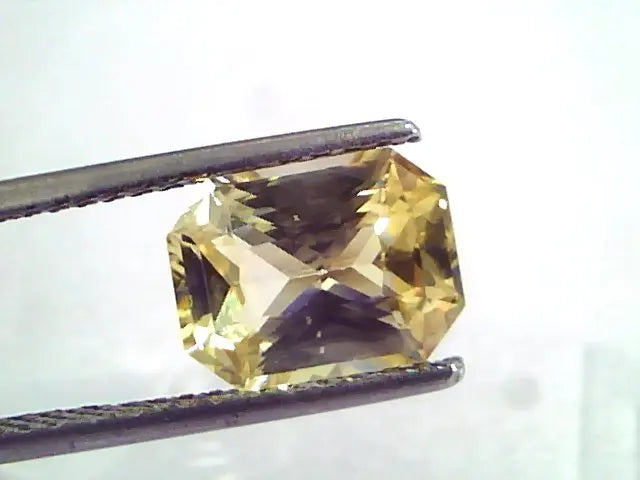 3.60 Ct IGI Certified Unheated Untreated Natural Ceylon Yellow Sapphire