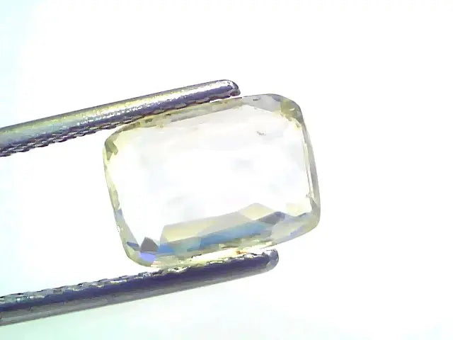 3.60 Ct Certified Unheated Untreated Natural Ceylon Yellow Sapphire Pukhraj