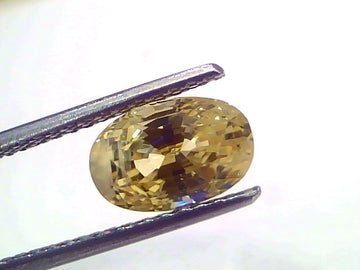 3.60 Ct IGI Certified Unheated Natural Ceylon Yellow Sapphire Pukhraj – 3.95 Ratti