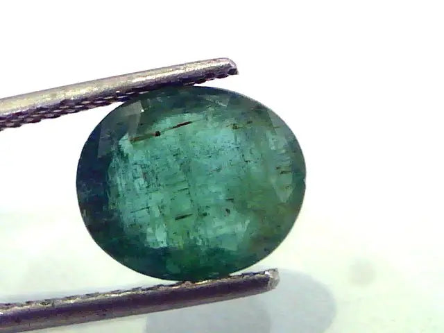 3.62 Ct Untreated Natural Zambian Emerald Gemstone,Real Panna