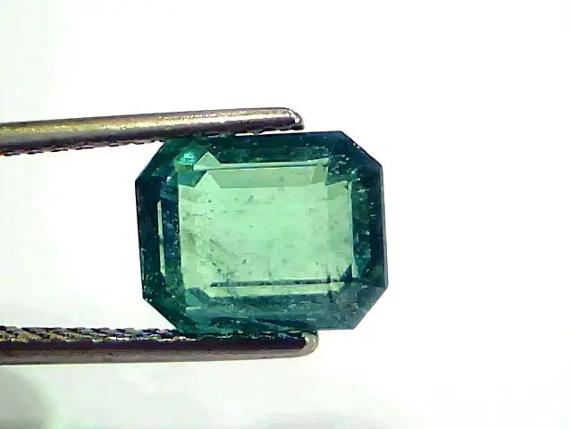 3.62 Ct GII Certified Untreated Natural Zambian Emerald Gemstone Panna AA