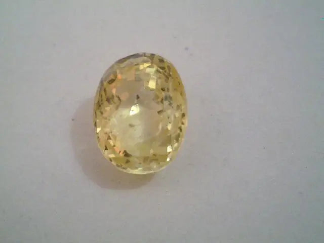 3.63 Ct Unheated Untreated Natural Ceylon Yellow Sapphire Gems