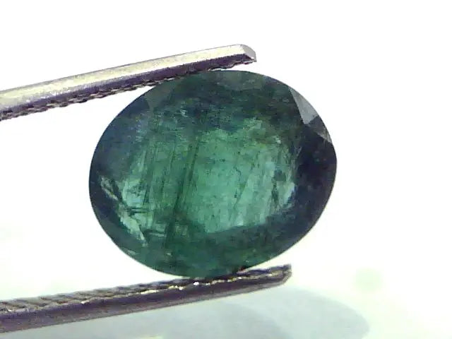 3.64 Ct Untreated Natural Zambian Emerald Gemstone,Real Panna