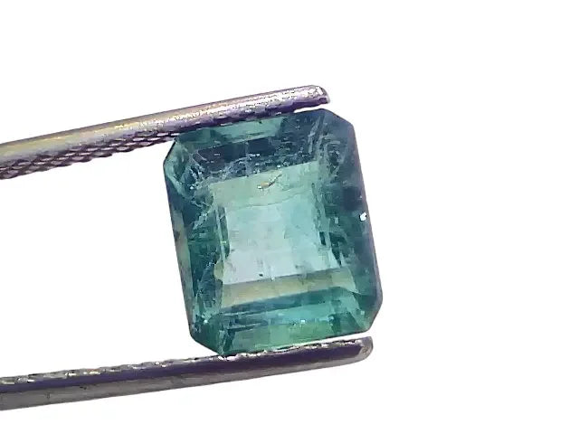 3.64 Ct GII Certified Untreated Natural Zambian Emerald Panna Gemstone - Venus Gems