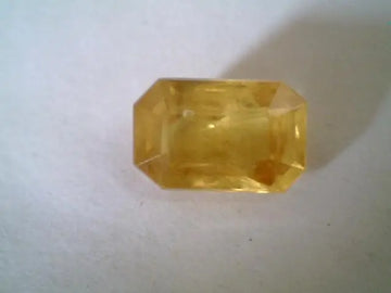 3.65 Ct Premium Grade Natural Bangkok Yellow Sapphire,Pukhraj