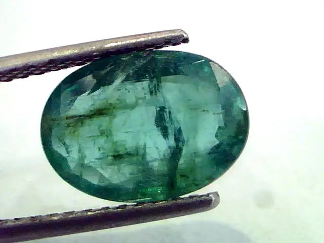3.64 Ct Unheated Untreated Natural Zambian Emerald Gemstone