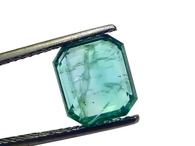 3.66 Ct GII Certified Untreated Natural Zambian Emerald Panna Gems - Venus Gems