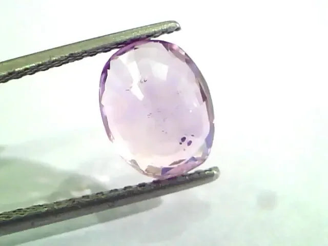 3.67 Ct Unheated Untreated Natural Purple Sapphire Khuni Neelam - Venus Gems