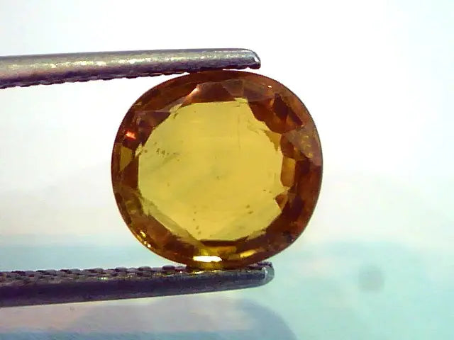 3.66 Ct Natural Yellow Sapphire Pukhraj Jupiter Gemstone(Heated)