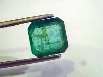 3.70 Ct Untreated Natural Zambian Emerald Gemstone Panna