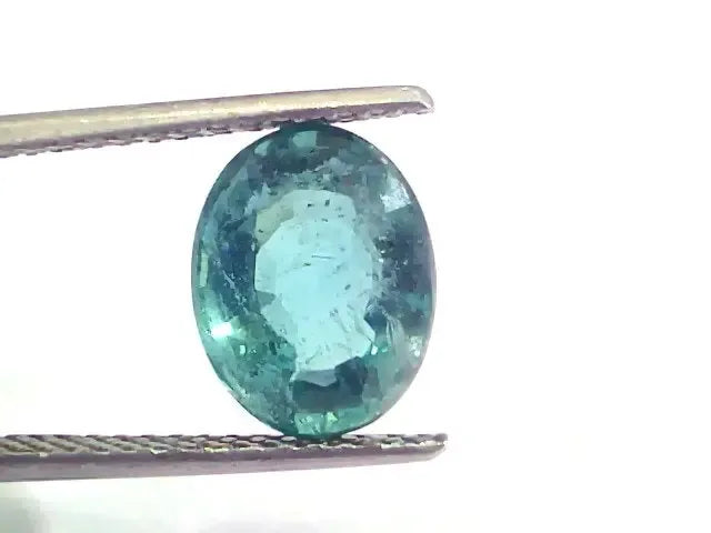 3.69 Ct Untreated Natural Zambian Emerald Gemstone Panna AAAAA - Venus Gems