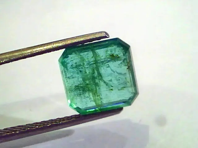 3.70 Ct Untreated Natural Zambian Emerald Gemstone Panna