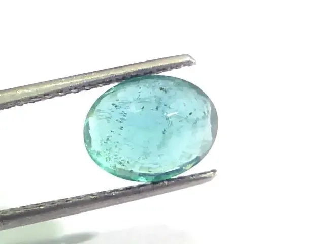3.69 Ct Untreated Natural Zambian Emerald Gemstone Panna AAAAA - Venus Gems