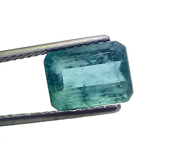 3.69 Ct GII Certified Untreated Natural Zambian Emerald Panna Gemstone - Venus Gems