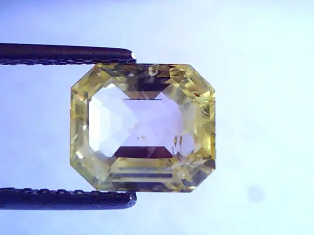 3.70 Ct Unheated Untreated Natural Ceylon Yellow Saphire Pukhraj