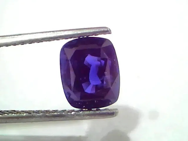 3.71 Ct GII Certified Unheated Untreated Natural Ceylon Deep Blue Sapphire - Venus Gems