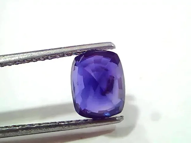 3.71 Ct GII Certified Unheated Untreated Natural Ceylon Deep Blue Sapphire - Venus Gems