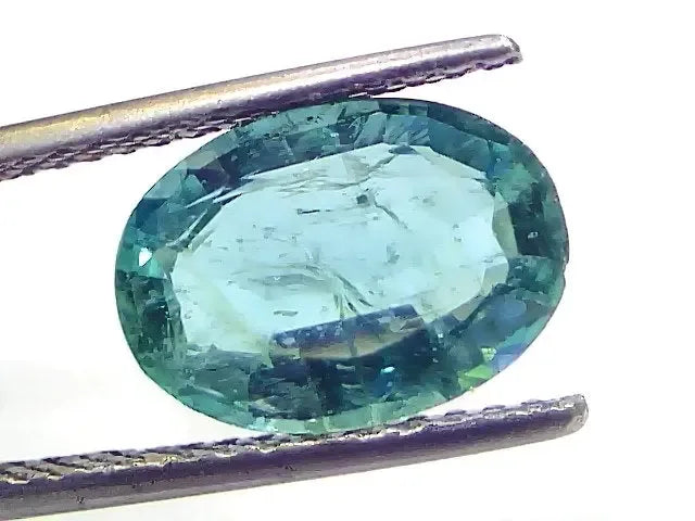 3.71 Ct GII Certified Untreated Natural Zambian Emerald Gemstones - Venus Gems