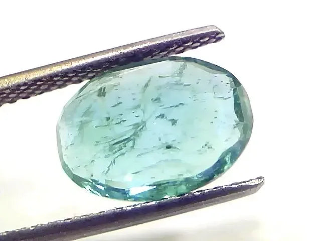 3.71 Ct GII Certified Untreated Natural Zambian Emerald Gemstones - Venus Gems