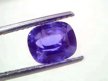 3.72 Ct IGI Certified Unheated Untreated Natural Ceylon Blue Sapphire AAAA