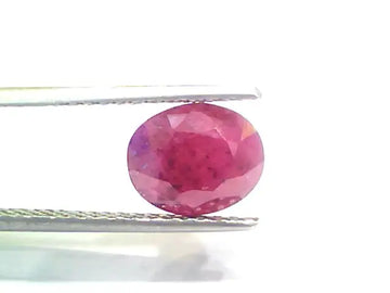 3.75 Ct Certified Unheated Untreated Natural New Burma Ruby