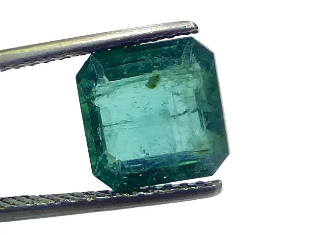 3.73 Ct Gii Certified Untreated Natural Zambian Emerald Panna Gemstone - Venus Gems
