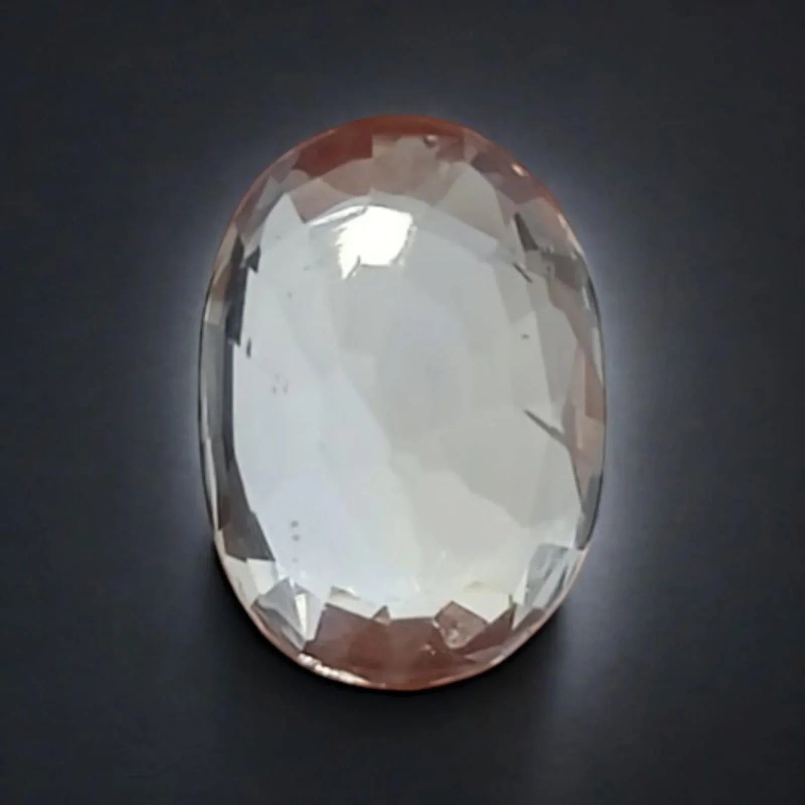 3.73 Ct GII Certified Unheated Untreated Natural Ceylon White Sapphire - Venus Gems