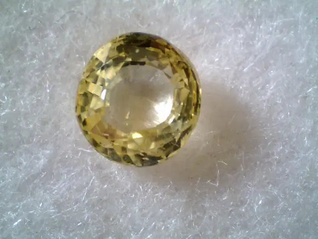 3.75Ct Unheated Untreated Natural Ceylon Yellow Sapphire,Pukhraj