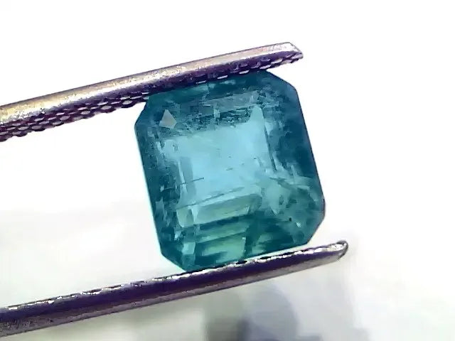 3.77 Ct Certified Untreated Natural Zambian Emerald Gemstone Panna - Venus Gems
