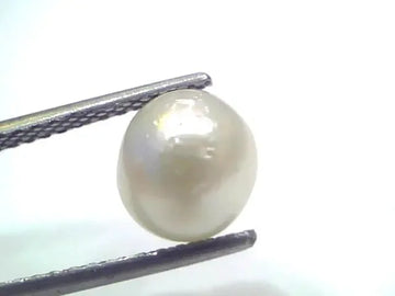 3.98 Ct Natural Certified Real South Sea Pearl Certified Moti - Venus Gems