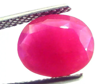 3.81 Ct Untreated Natural Old Burma Ruby Gemstone Manik