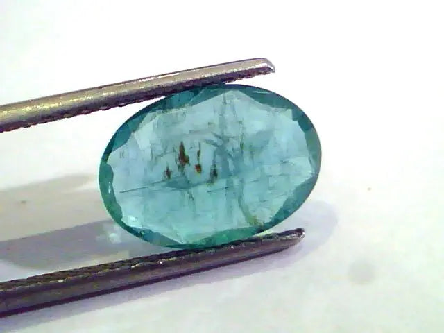 3.76 Ct Untreated Natural Zambian Emerald Gemstone Panna stone
