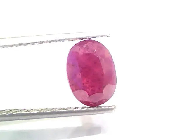 3.80 Ct Certified Unheated Untreated Natural New Burma Ruby