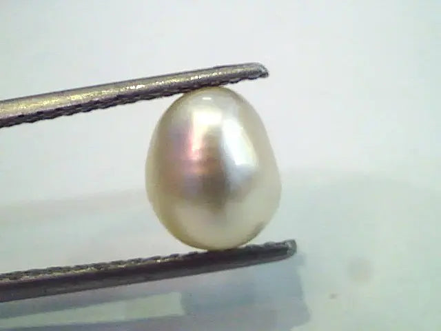 3.76 Ct,9.21 Chaw Natural Basra Pearl,Real Moti Certified *RARE*