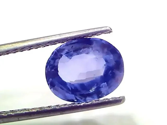 3.77 Ct IGI Certified Unheated Untreated Natural Ceylon Blue Sapphire AAA - Venus Gems