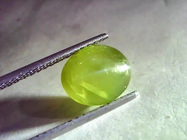 3.78 Ct Certified Untreated Natural Chrysoberyl Cats Eye,Lehsunia