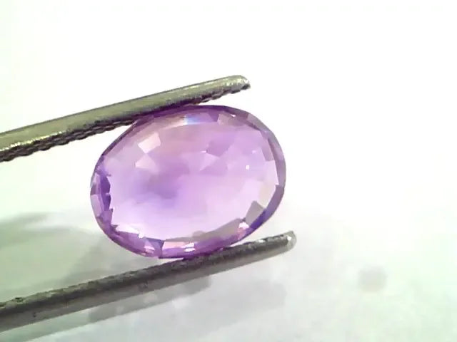 3.78 Ct Unheated Untreated Natural Purple Sapphire Khuni Neelam - Venus Gems