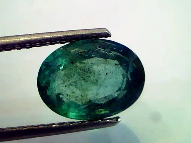 3.78 Ct Untreated Natural Zambian Emerald Gemstone Real Panna